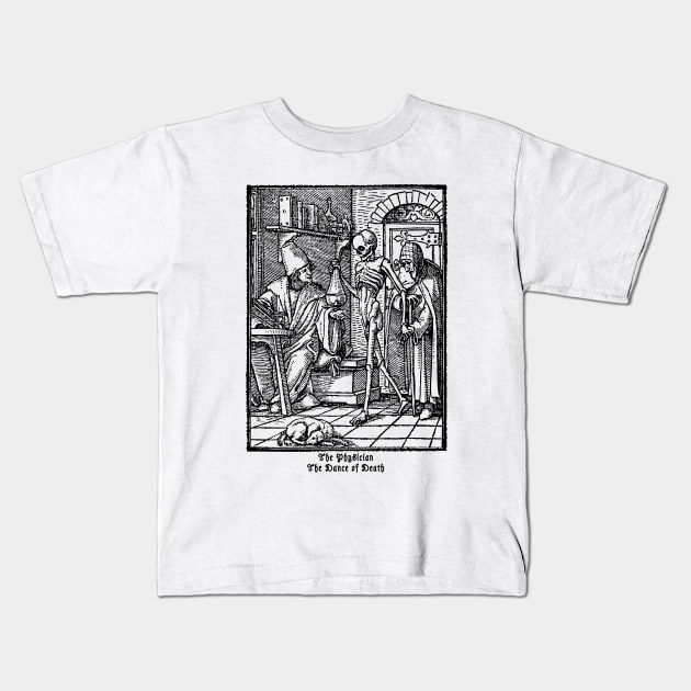 The Physician, The Dance of Death Kids T-Shirt by Allegedly